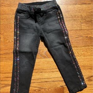 Girls sparkly jeans
